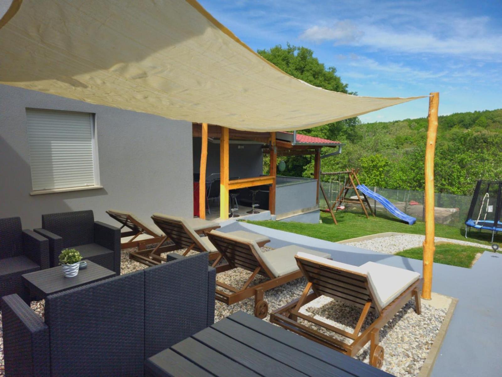 Apartman Goga With Pool And Jacuzzi Labin  Exterior foto