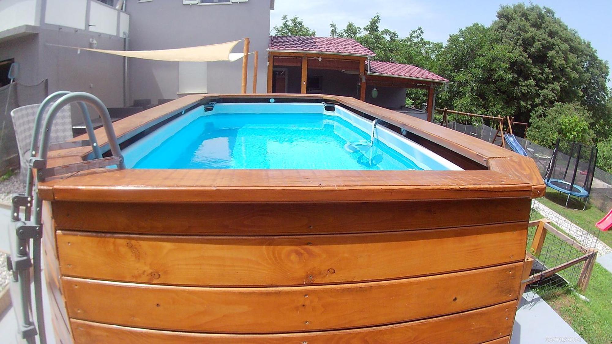Apartman Goga With Pool And Jacuzzi Labin  Exterior foto